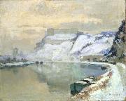 Maurice Galbraith Cullen Huy on the Meuse France oil painting artist